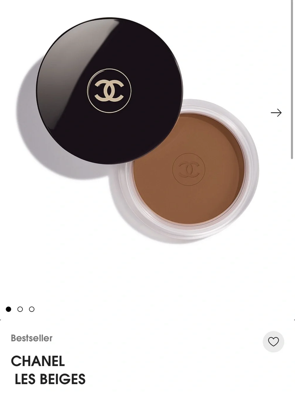 CHANEL Les Beiges Healthy Glow Bronzing Cream-Gel Bronzer